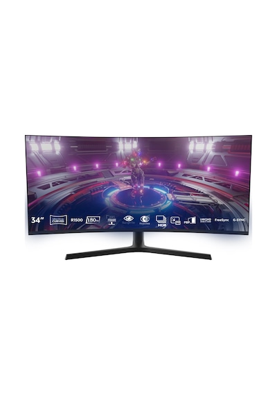 Thull Vision TG-UWQHD34C-180 34" 1 Ms 180 Hz FreeSync GSync UWQHD Oyuncu Monitör