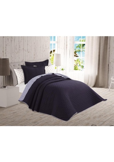 Washed Soft Çift Taraflı 6 Parça Çeyiz Seti Antrasit Antrasit