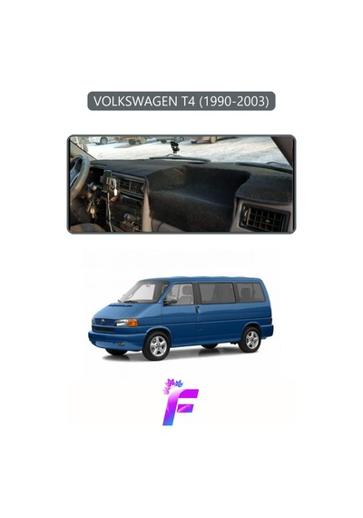 Volkswagen T4 1990-2003 Uyumlu Torpido Örtüsü Yansıma Önleyici Hızlı Ve Kolay Montaj L2