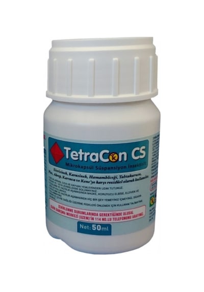 Tetracon Cs Akrep, Pire, Kene, Hamamböceği, Tahtakurusu Genel Haşare İlacı 50 Ml