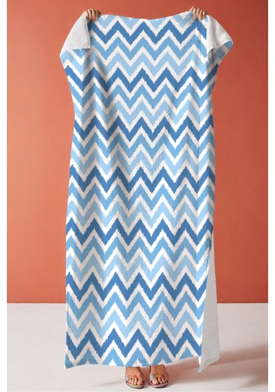 Zikzak Mavi Beyaz Plaj Havlusu - Marine Modern Chevron Havuz Deniz Hızlı Kuruyan Mikrofiber Havlu Gölgeli Şeftali Zikzak Mavi Beyaz Plaj Havlusu - Marine Modern Chevron Havuz Deniz Hızlı Kuruyan Mikrofiber Havlu Gölgeli Şeftali