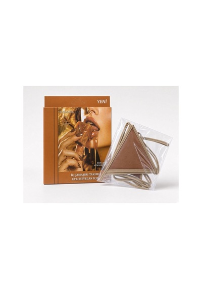 Colezium Karamel Aromalı Yenilebilir İç Çamaşırı Takımı - Renkli / Standart Çok Renkli