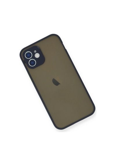 Cosmotex Newface Apple, Uyumlu iPhone 12 Mini Kılıf Montreal Silikon Kapak - Lacivert