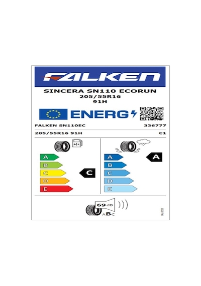 Falken 205/55 R16 Tl 91H Sıncera Sn110 Oto Yaz Lastiği Üretim Tarihi:2026