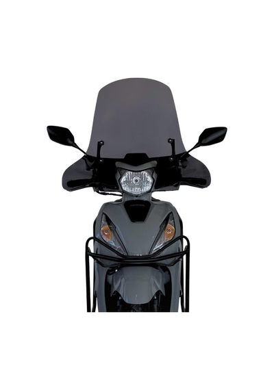 ABV Honda Dio El Korumalı Füme Tur Camı 59x72.5 CM (21-26) + Bağlantı Ekipmanı