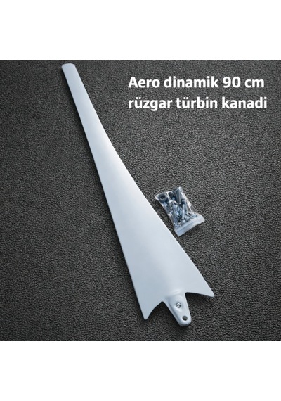 90cm Aerodinamik Rüzgar Türbin Kanadı- 3 Adet
