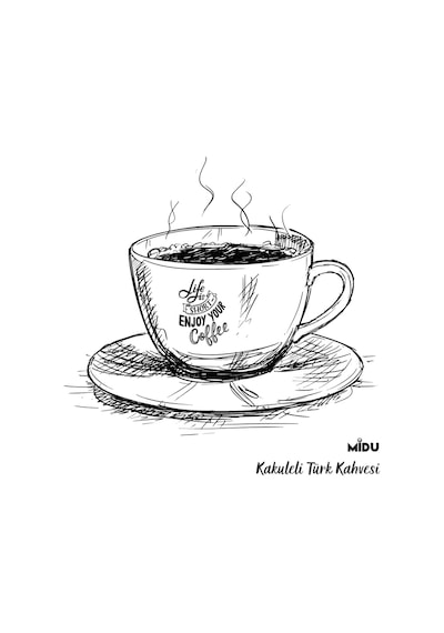 Midu Coffee & Tea Türk Kahvesi Kakuleli 500 G