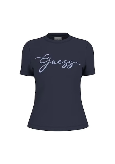 Guess Circe Nakışlı Logo Kadın T-shirt V6gı01k2962 Lacivert