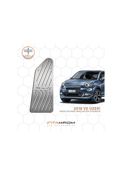 Fiat 500x Krom Ayak Dinlendirme Pedalı - 2018 Ve Üzeri