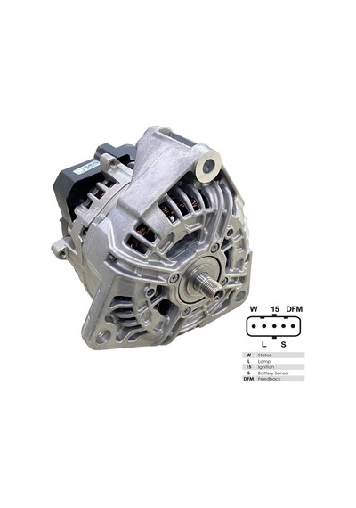 Seg 24v Alternatör Dinamo 100 A 5 Fiş Soketli W-l-15-s-dfm Mercedes Axor/varıo/actros 2003