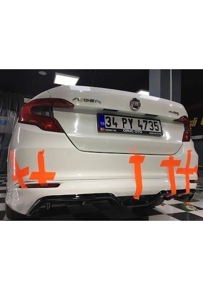 Fiat Egea Sedan Custom Arka Tampon Eki