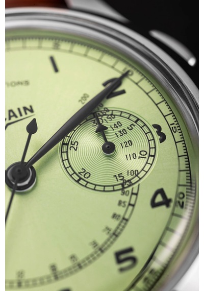 Vulcain Monopusher Heritage Green Chronograph Mekanik Erkek Kol Saati Metalik