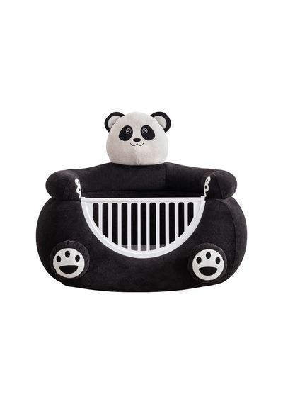 Beşik Panda Peluş Kumaşlı Hayvan Figürlü Beşik Renkli