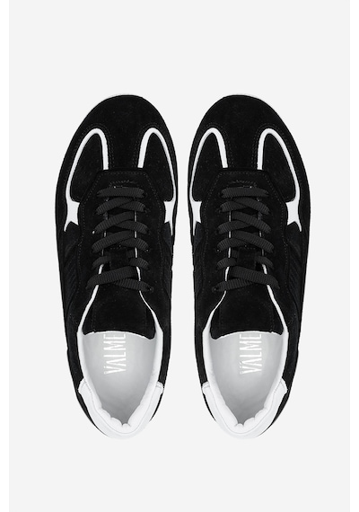 Valmenti Kadın Hakiki Deri Siyah Sneakers & Spor Ayakkabı 1044 1000-v Bn Ayk Y24 Sıyah Siyah