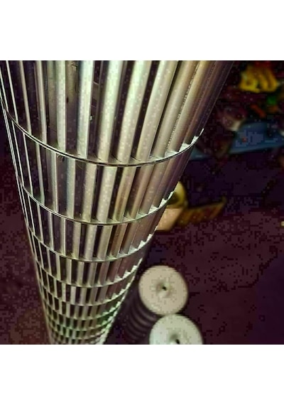 Çap 140 Boy 90 Delik 12.7 Mm Sol Yön Radyal Fan Pervanesi