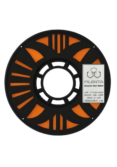 Turuncu Pla Premium Filament 1.75mm 1kg 1.75mm