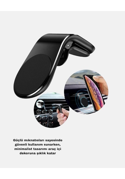 Araç İçi Telefon Tutucu + Quick Charge 3.0 Araç Şarj Cihazı Seti Cn