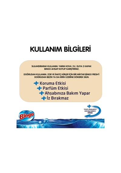 Bingo Mutlu Yuvam Ahşap Yüzey Temizleyici 1 L