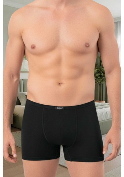 Uniquetrenders Erkek Pamuklu 6'lı Modal Boxer Siyah