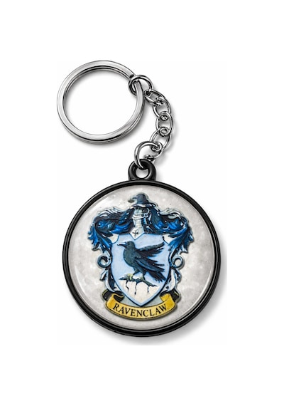 Ravenclaw Temalı Metal Anahtarlık Mavi Desenli Unisex Aksesuar