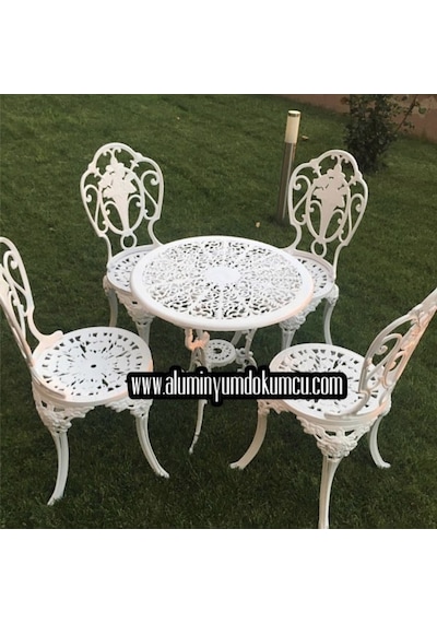 Aluminyumdokumcu Gül Sandalye 4 Adet Osmanlı Masa