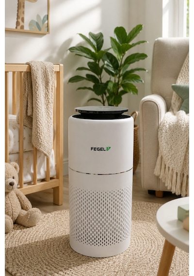 Fegel FG-201 WiFi H13 HEPA PM2.5 Sensörlü Çocuk Kilitli Hava Temizleyici 50 m²