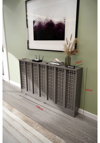 Dekoratif Petek Kaplama Modern Kalorifer Peteği Gizleme Ünitesi 11 Desen 9 Renk İç Ölçü 136 Cm Dış Ölçü 140 Cm Petek 136 Antrasit D8 Dekoratif Petek Kaplama Modern Kalorifer Peteği Gizleme Ünitesi 11 Desen 9 Renk İç Ölçü 136 Cm Dış Ölçü 140 Cm Petek 136 Antrasit D8