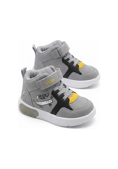 Vicco Pole Gri Anatomik Rahat Sneaker Işıklı Erkek Çocuk Bot 946.p26k.244