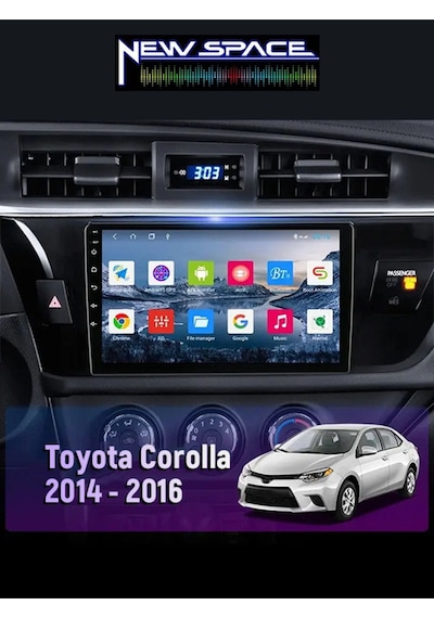 Toyota Corolla Android 8gb Ram 128gb Rom 8 Çekirdek Carplay Multimedya