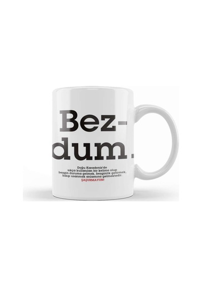Bezdum Karadeniz Kupa Bardak Porselen Karışık