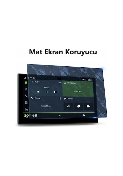 Dacia Jogger Mat Ekran Koruyucu 10 İnç Multimedya Anti Glare
