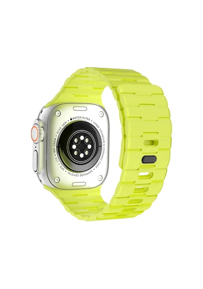 Newface - 12 - Apple Watch Uyumlu Ultra 49mm Wowen Kordon - Csmo-tex - - Yeşil
