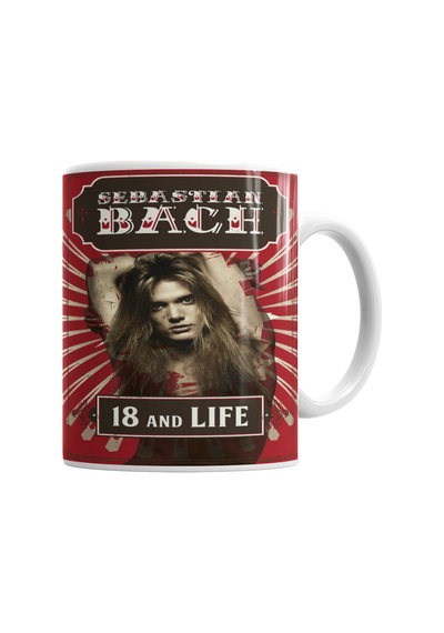 Sebastian Bach 18 And Life Kupa Bardak Porselen Karışık