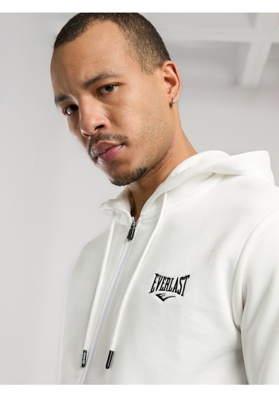 Everlast Ever Essentials Regular Beyaz Erkek Kapüşonlu Full Zip Sweatshirt Beyaz