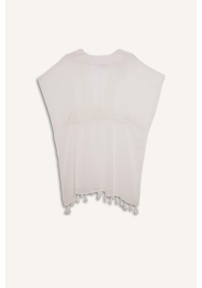 Defacto Beyaz Şifon Kimono-fall İn Love Z9958az25smwt16 Beyaz