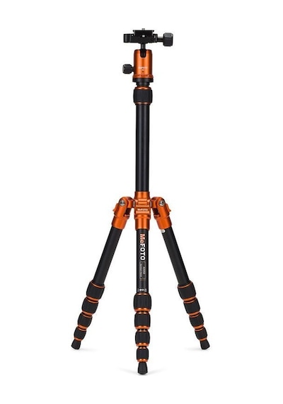 Benro Mefoto A0350Q0O Backpacker Travel Tripod Kit (Orange)