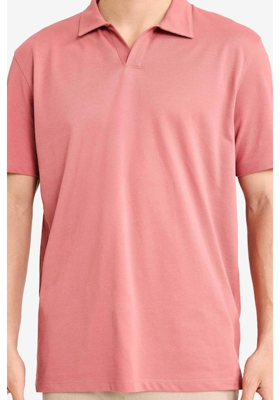 Defacto Regular Fit Polo Yaka Kısa Kollu Tişört F8477ax25aubr268 Bordo