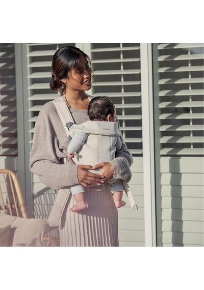Babybjörn 2'li Set Balance Soft Woven Jersey Üçlü Kumaş Ana Kucağı & Kanguru Mini 3d Jersey Light Beige