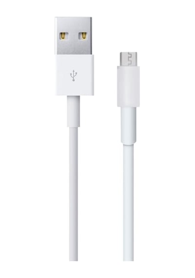Nettech Powerline Seri Plastik 100 Cm Micro Şarj Ve Data Kablosu Beyaz