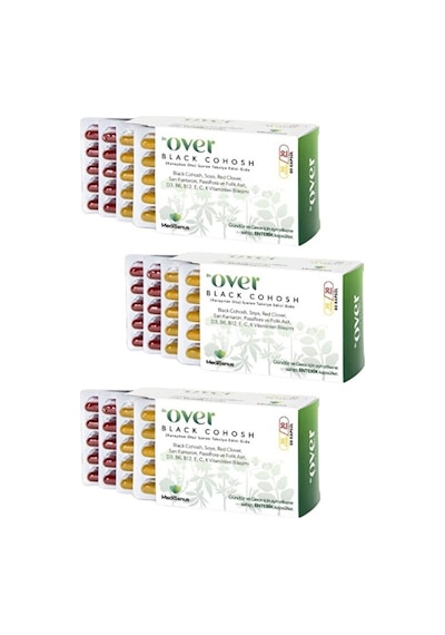 Dr. Over Black Cohosh Takviye Edici Gıda 3 x 60 Kapsül