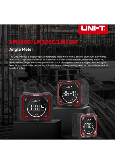 Rend Unı-t Lm320d Lm320e Lm320f Laser Inclinometer Digital Angel Meter With Absolute Relative Angle Measurement Magnetic
