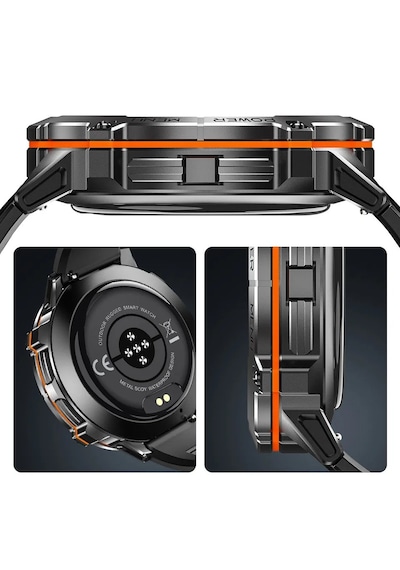 Harvox X2 Pro Tank 1.73" Amoled Ekran Profosyonel Akıllı Saat (İthalatçı Garantili)
