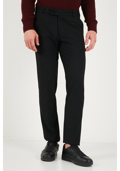 Buratti Normal Bel Regular Fit Düz Paça Pantolon Erkek Pantolon 6843702 Siyah