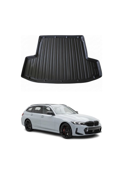 Bmw 3 Serisi G21 Stw 2019+ Uyumlu Araca Özel Kauçuk Tpe Bagaj Havuzu Siyah
