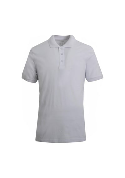 Uki Beyaz Comfort Fit Polo Yaka Pike T-shirt Beyaz