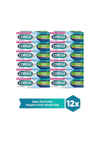 Corega Süper Protez Yapıştırıcı Krem 12 x 40 G