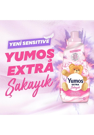 Yumoş Orkide + Lilyum + Şakayık Çamaşır Yumuşatıcısı 3 x 1440 ML