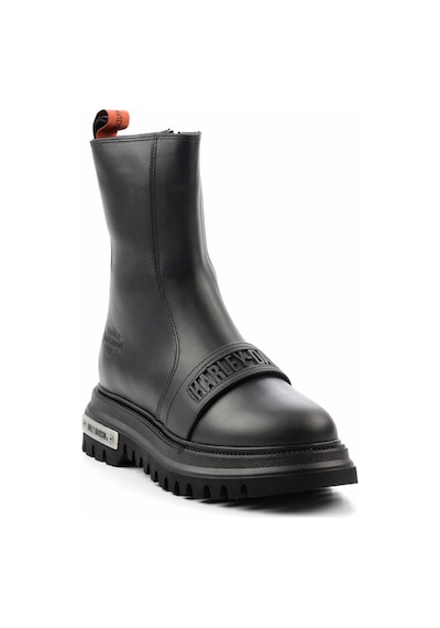 Harley Davidson Black Hakiki Deri Kadın Bot & Bootie Hd0777054903 Black