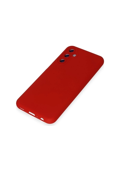 Uray Store Samsung Galaxy Uyumlu  M14 5g Kılıf Nano İçi Kadife Silikon - Kırmızı