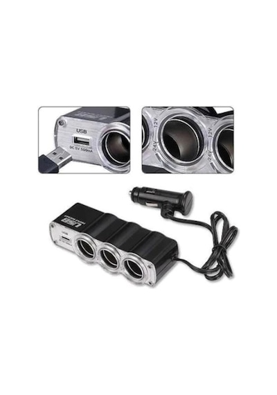 Eraks Oto Çakmak Çoklayıcı Çoğaltıcı Soketi Usb Çakmaklık